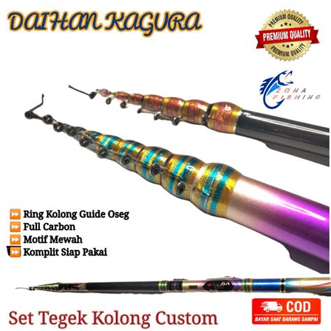 Jual Tegek Custom Kolong DAIHAN Full Carbon Kaku 360 450cm Shopee