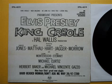 Popsike EP Elvis Presley King Creole RCA EPA 4319 Germany TOP