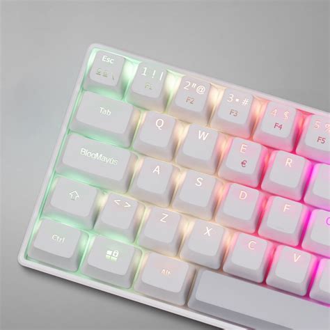 Mars Gaming MKMINI Teclado Mecânico RGB Branco Switch Outemu Vermelho