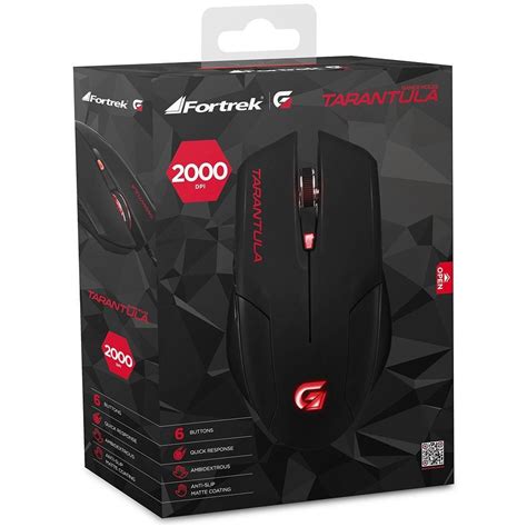 Mouse Gamer Fortrek Óptico USB Tarantula OM702 54623