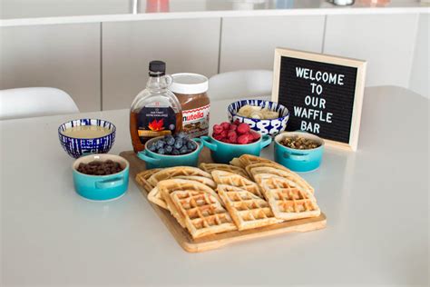 How To Put Together A Waffle Bar For Sunday Brunch Easy Recipe Depot