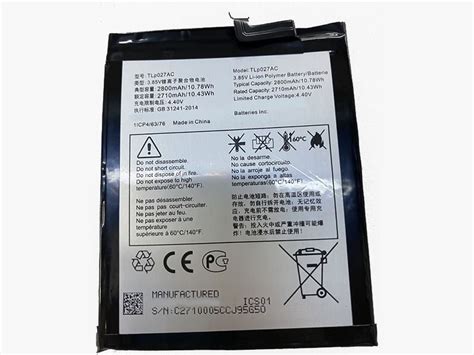 TLP046C1 Tablet Battery ALCATEL Per One Touch POP 10 4000MaH 17 5Wh