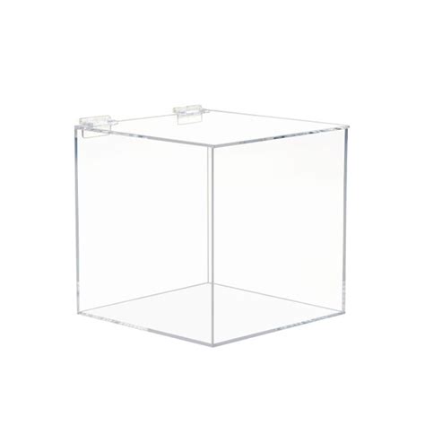 Clear Acrylic Box with Hinged Lid - Custom Size – acrylicsheetsindia