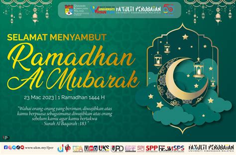 Selamat Menyambut Ramadhan Al Mubarak Jabatan Psikiatri Fakulti Perubatan