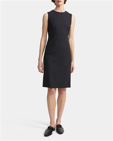 Theory Outlet Official Site Sheath Dress In Good Wool