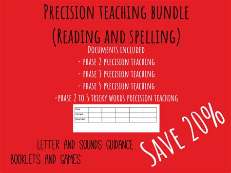 Precision Teaching Phonics Intervention Phase 2 3 And 5 Bundle