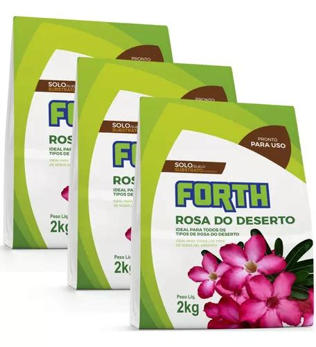 Kit 3 Forth Desert Rose De 2 Kg Sustrato Forth Garden MercadoLibre