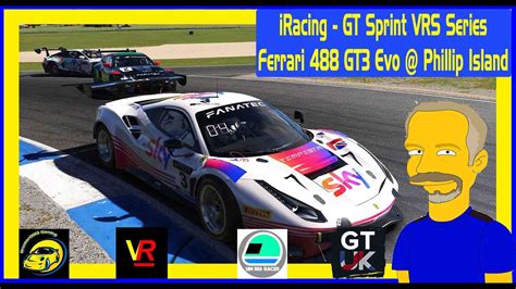 Iracing Gt Sprint Vrs Series Ferrari Gt Evo Phillip Island