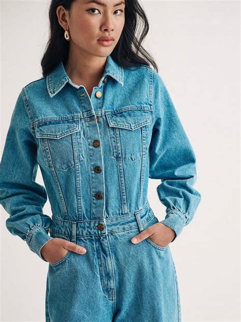 Nobodys Child Dublin Denim Jumpsuit Blue