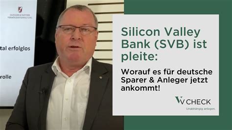 Silicon Valley Bank SVB ist pleite Worauf es für deutsche Sparer