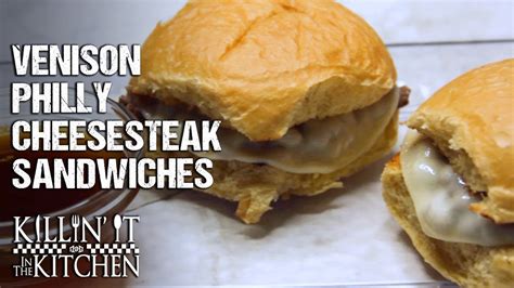 Venison Philly Cheesesteak Sandwiches Killin It In The Kitchen Youtube