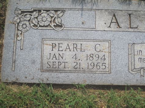 Pearl Conatser Allen 1894 1965 Mémorial Find a Grave