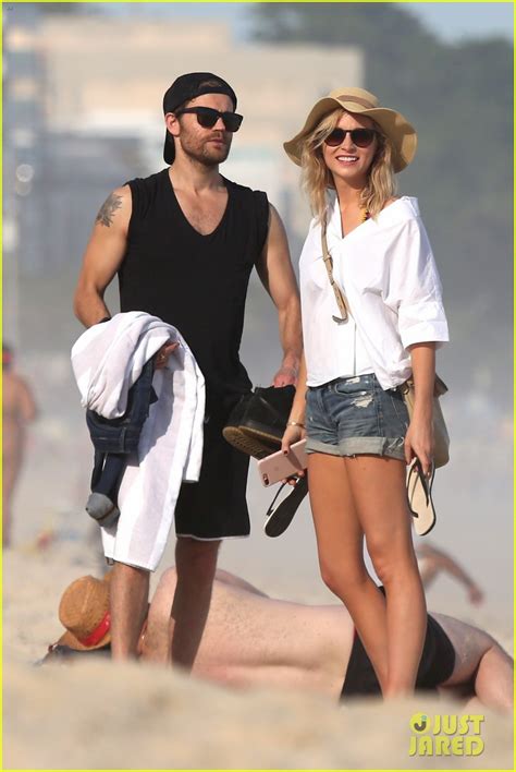 Paul Wesley Candice King Hang Out At The Beach In Rio Photo