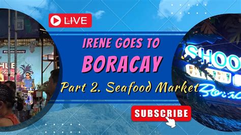 Boracay Food Festival And Seafood Market In Station 3 Youtube