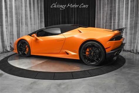 Used 2017 Lamborghini Huracan LP610 4 Spyder VF SUPERCHARGED Arancio