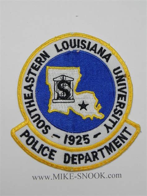 Mike Snooks Police Patch Collection State Of Louisiana