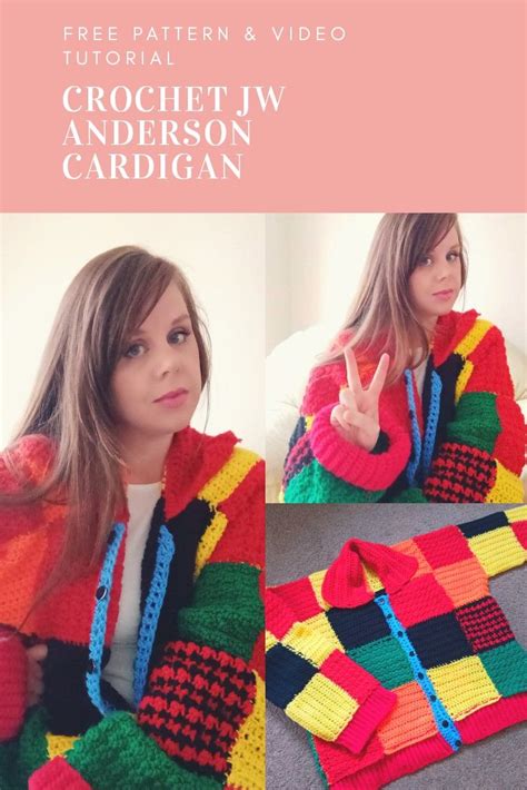 Crochet JW Anderson Watermelon Sugar Harry Styles Cardigan Free Pattern