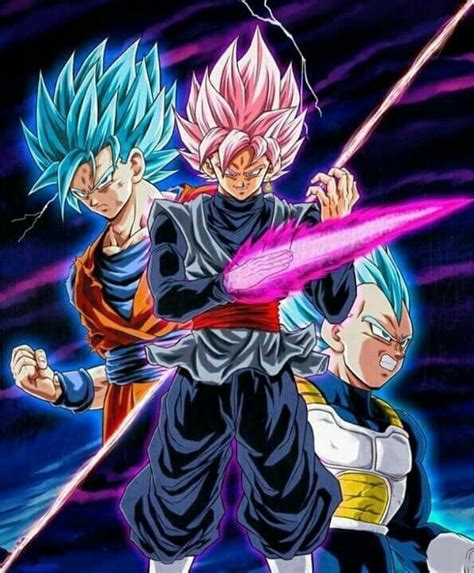 Goku Super Saiyan God Blue And Vegeta Super Saiyan God Blue Vs Black ...