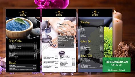 30 Mẫu Menu Spa And Nail đẹp Xuất Sắc Từ Khắp Thế Giới