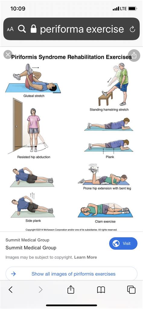 Piriformis Syndrome Rehabilitation Exercises Images And Photos Finder