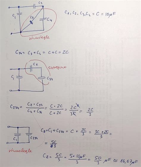 oblicz pojemność zastępczą układu Brainly pl