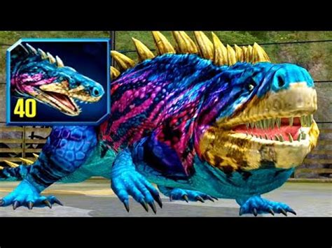 LIMNOSCELIS MAX LEVEL 40 JURASSIC WORLD YouTube