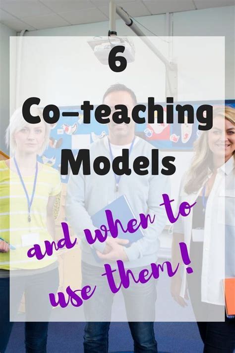 6 Effective Co Teaching Models And When To Use Them Adventures In