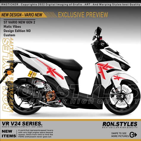 Vrv Cutting Sticker Striping Variation Vario New Gen Striping Vario