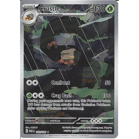 Pokemon Trading Card Game Crustle Illustration Rare Card