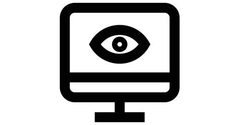 View Monitor Free Vector Icon Iconbolt