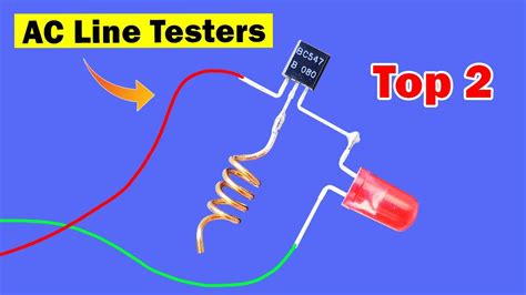 Simple Ac Line Tester Circuit Diagram Top 2 Homemade Ac Detectors Youtube