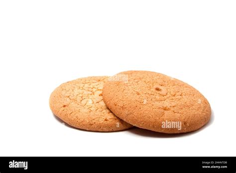 Caramel cookies honey cake isolated Stock Photo - Alamy