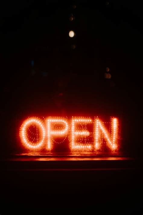 Led Signage On A Storefront · Free Stock Photo