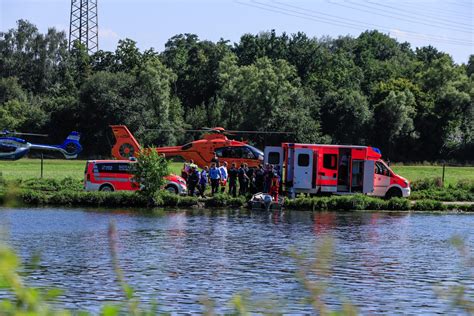 Essen Großeinsatz Junge 13 nach Badeunfall in der Ruhr noch immer