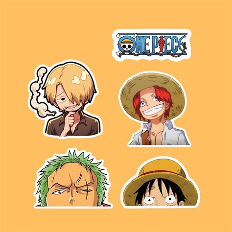 One Piece Crew Sticker Pack | Anime Stickers for Laptops