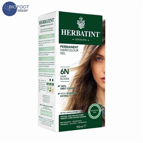 Herbatint Permanent Hair Colour Gel 6N Dark Blonde 150ml Online Shopping Dubai UAE Linkarta