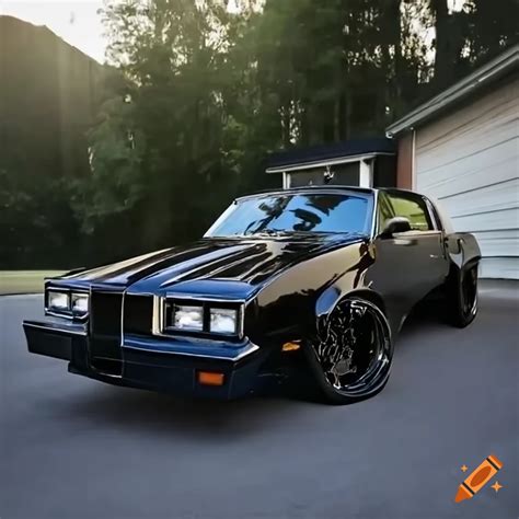 Black 1980 Oldsmobile Cutlass With Widebody Fenders