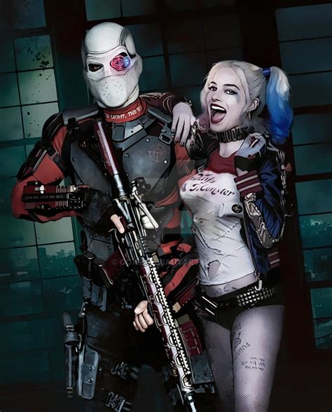 Suicide Squad Deadshot And Harley By Goxiii On Deviantart