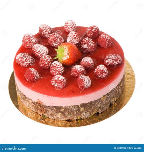 Fraise De Framboise De Gâteau Photo Stock Image Du Nourriture Image