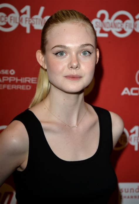 Elle Fanning Sundance Film Festival Hair And Makeup 2014 Popsugar