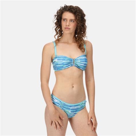 Women S Aceana Iii Bikini Top Seascape Brushstroke Regatta Row