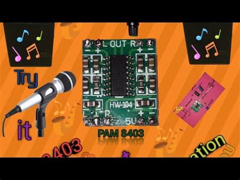 PAM 8403 Amplifier Modification YouTube