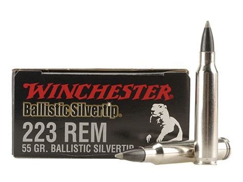 Winchester Supreme Ammo 223 Remington 55 Grain Ballistic Silvertip