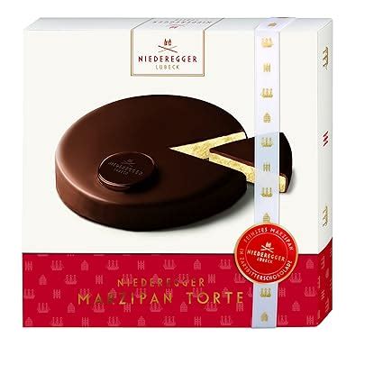 Niederegger Saftige Marzipan Torte Zartbitter Schokolade G Amazon