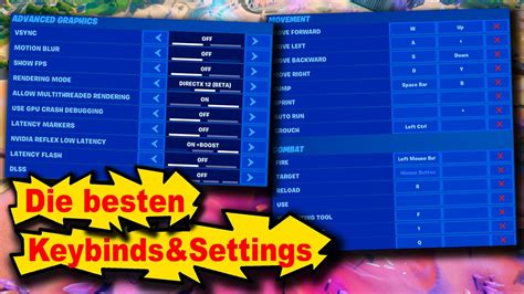 Die Besten Keybinds Settings In Season 7🔥 ⚡fortnite Tipps Und Tricks⚡