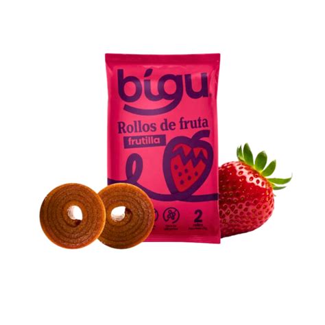 Rollitos De Fruta Frutilla 25g Bigu SNACKCLUB