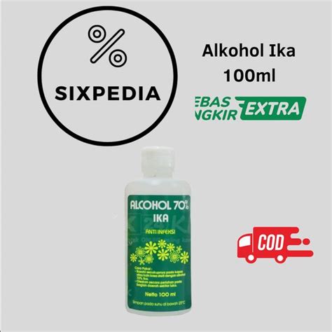 Jual Alcohol Alkohol Ika Antiseptik Luar Persen Ml Di Lapak