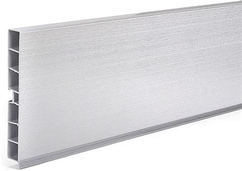 Pvc Kitchen Kickboard Plinth 150mm 1500mm Colour Brushed Aluminum