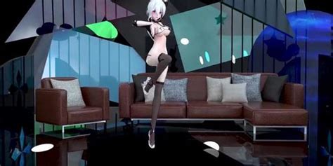 MMD Haku Bikini Striptease Tnaflix