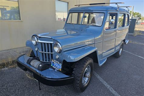 1955 Willys Station Wagon For Sale On Bat Auctions Sold For 24000